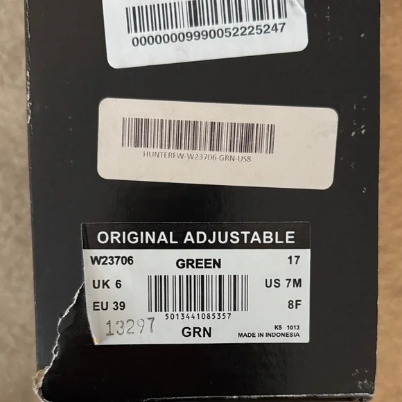 Hunter Forest Green Waterproof Boots - Picture 6 of 6